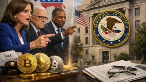 Democrats oppose CLARITY Act draft, warning of DOJ overreach on enforcement