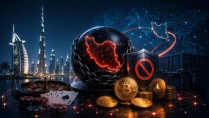 A Dubai gambling network allegedly routed crypto through Shelbit, a hub in a $4B Iranian sanctions-evasion operation tied to sanctioned entities.