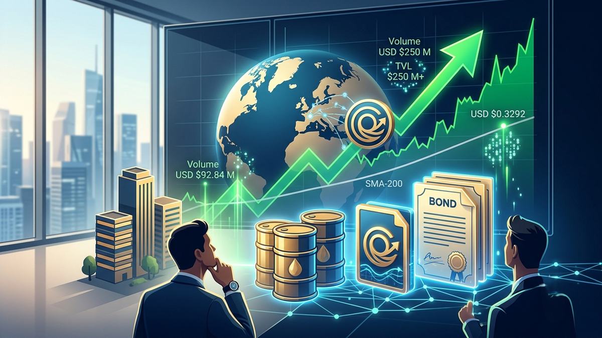 The ONDO token records a 6.81% rise after expanding its offering of tokenized Treasury bonds