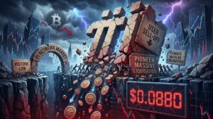 PI Network plunged 17% on Monday, hitting an all-time low of $0.0759