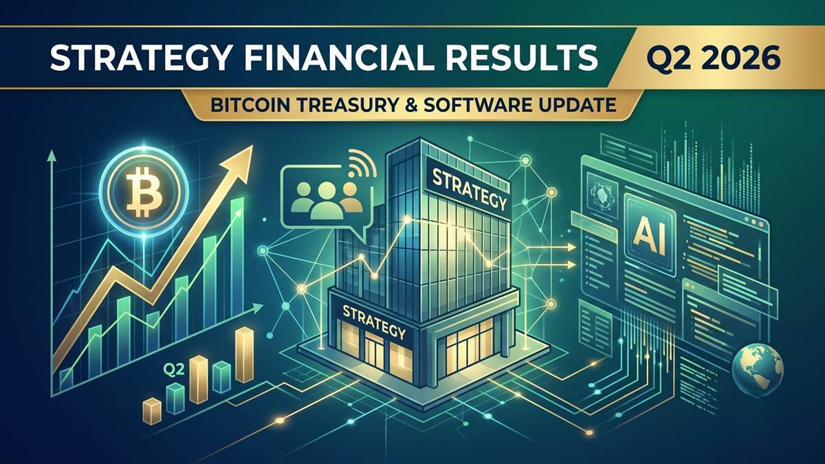Strategy Inc will present its Q2 2026 results on July 30