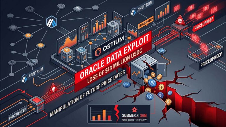 The Ostium platform suffers a loss of $18 million in USDC