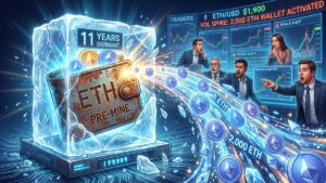 An Ethereum wallet containing 2,000 ETH was reactivated after 11 years of inactivity
