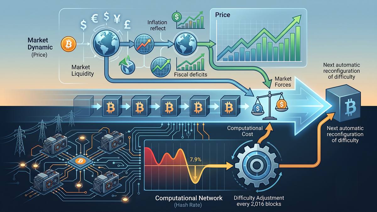 Brian Armstrong, CEO of Coinbase, noted that the hash rate does not determine the price of Bitcoin.