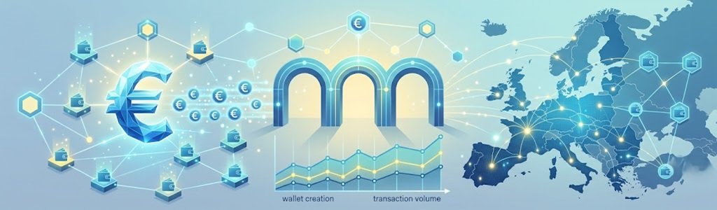 Circle's EURC stablecoin records 1,760 daily active addresses following the entry into force of the MiCA regulation