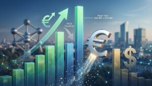 Euro-denominated stablecoins compliant with MiCA achieve a historic 128% surge