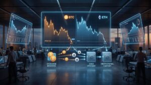 Data from Santiment reveals that the supply of Bitcoin and Ethereum on exchanges is hitting all-time lows
