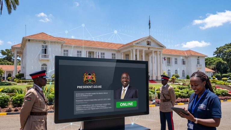 President Rutoās website