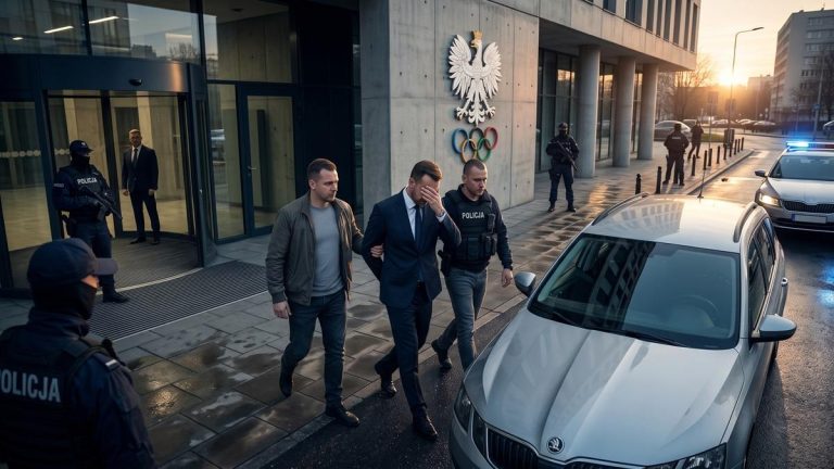 Head of Polish Olympic Committee arrested