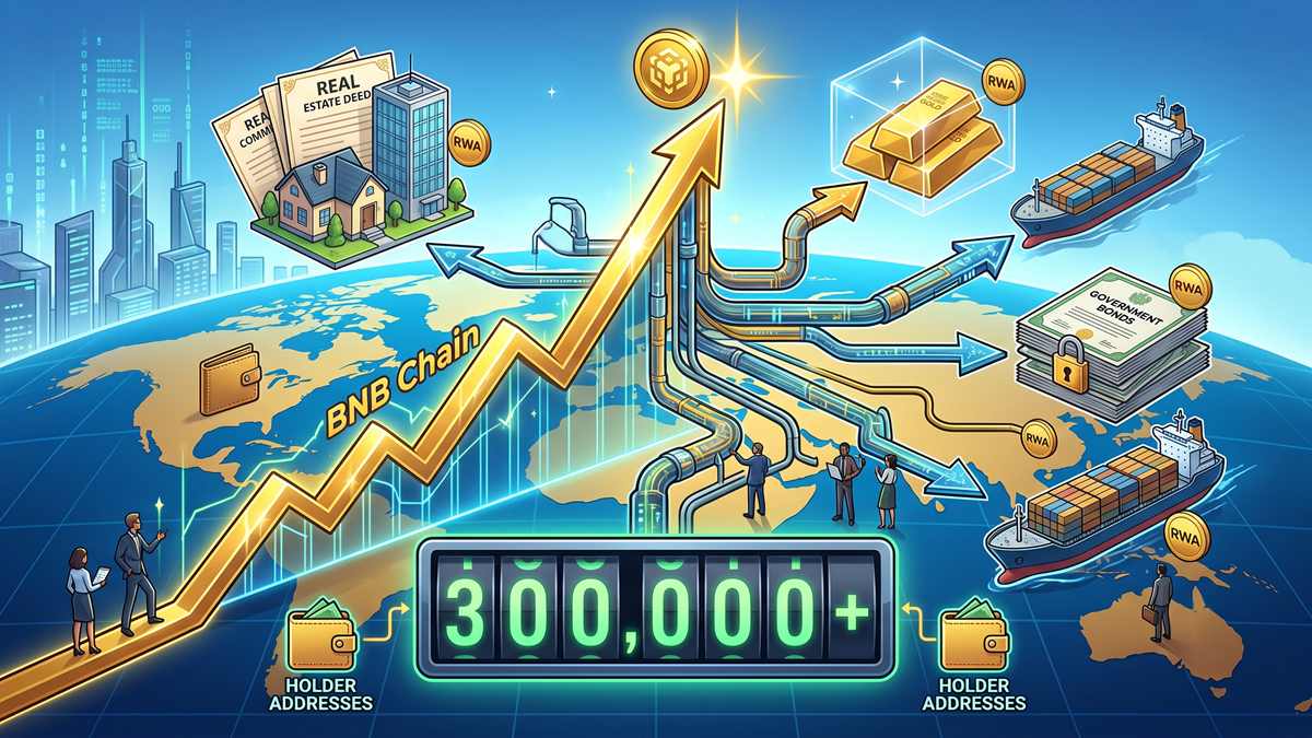 BNB Chain Hits New All-Time Excessive as RWA Adoption Surpasses 300,000 Holders BNB Chain Hits New All-Time Excessive as RWA Adoption Surpasses 300,000 Holders