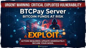 BTCPay Server warns of a critical vulnerability that puts Bitcoin funds at risk