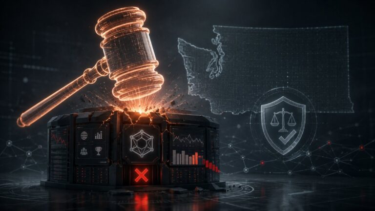 Washington orders Kalshi to halt most event contracts and implement geofencing as its legal challenge continues.
