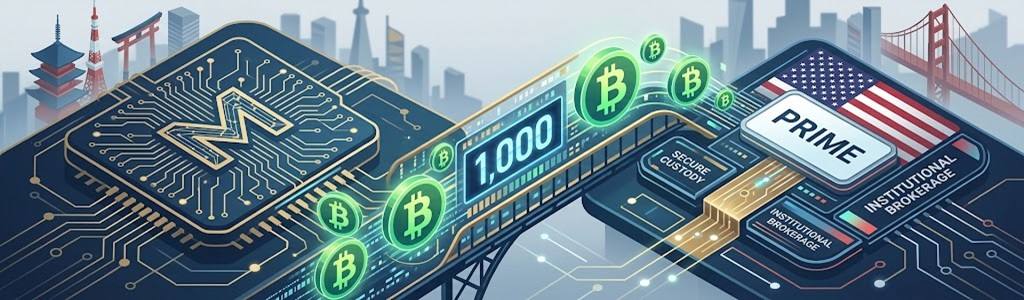 Metaplanet transfers Bitcoin to Coinbase Prime.