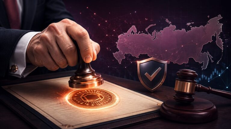 Putin signs Russiaās comprehensive crypto framework into law, shifting focus from legislation to regulatory implementation.