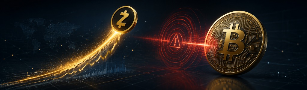 CryptoQuant analyst Maartun says Zcash’s rapid 70% rally has pushed a historical risk indicator