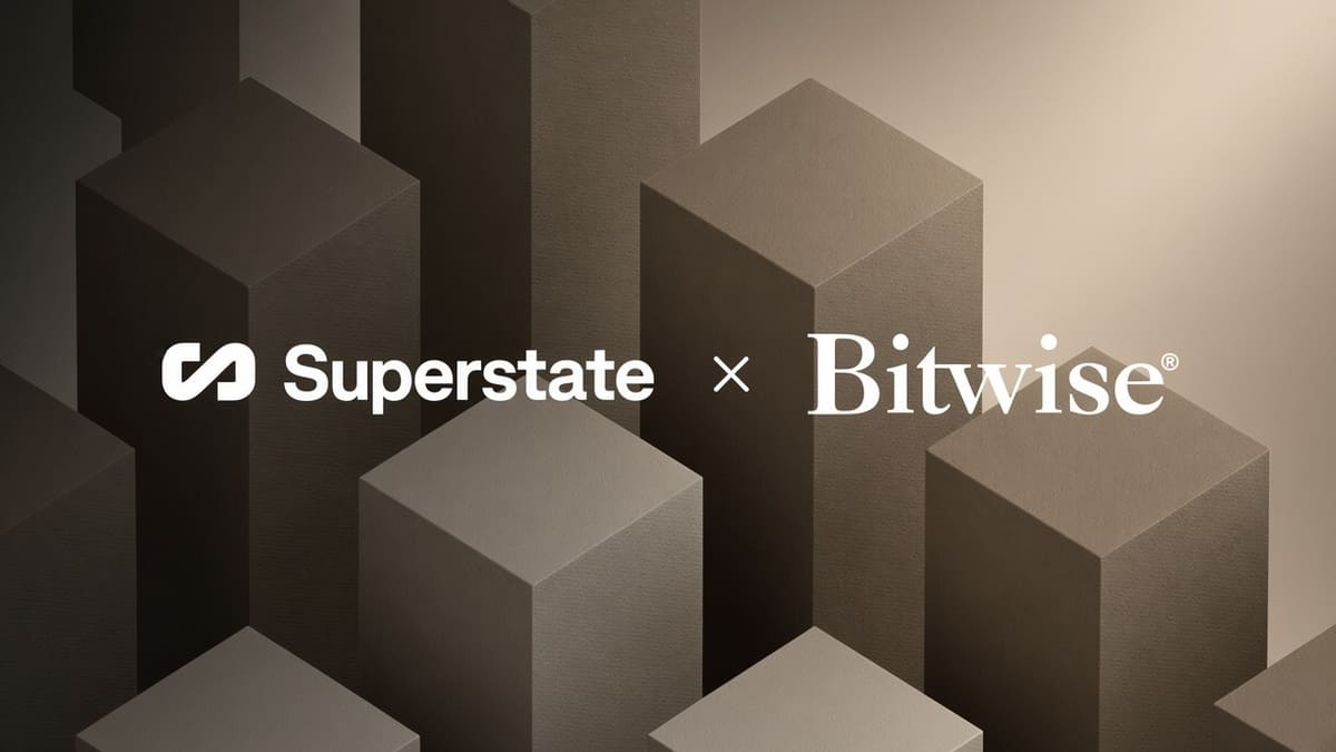 Bitwise Partners With Superstate to Build Tokenized Fund‑Share Capability