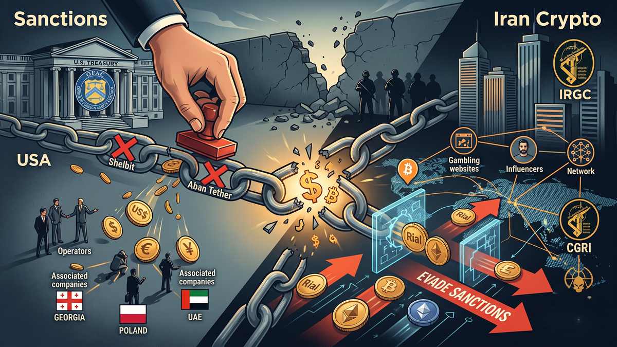 US Sanctions Iranian Crypto Exchanges After $3 Million in Alleged IRGC-Linked Transfers