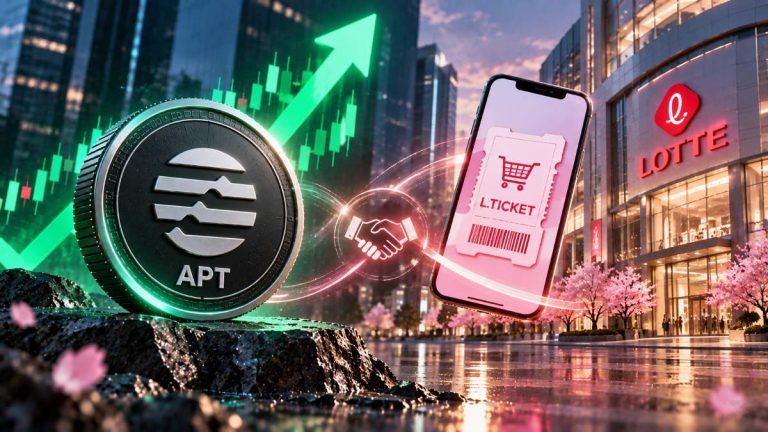 APT rises about 11% as Lotte affiliate Daehong launches L.TICKET with Aptos infrastructure for blockchain-based ticket issuance in South Korea.