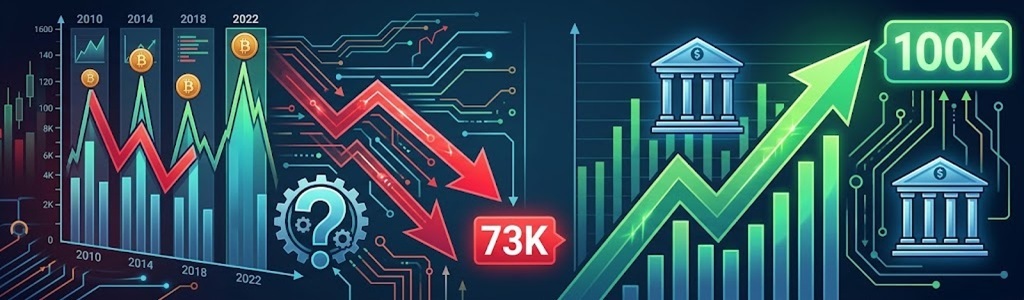 Analyst Ali Charts points to $73,000 as a potential Bitcoin support level after the Nov. 3 U.S. midterm elections.