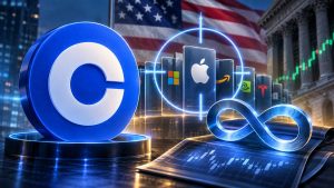 Coinbase seeks approval for 50+ U.S. stock perpetual futures, targeting 24/5 trading and leveraged exposure to names like Apple, Tesla and Nvidia.