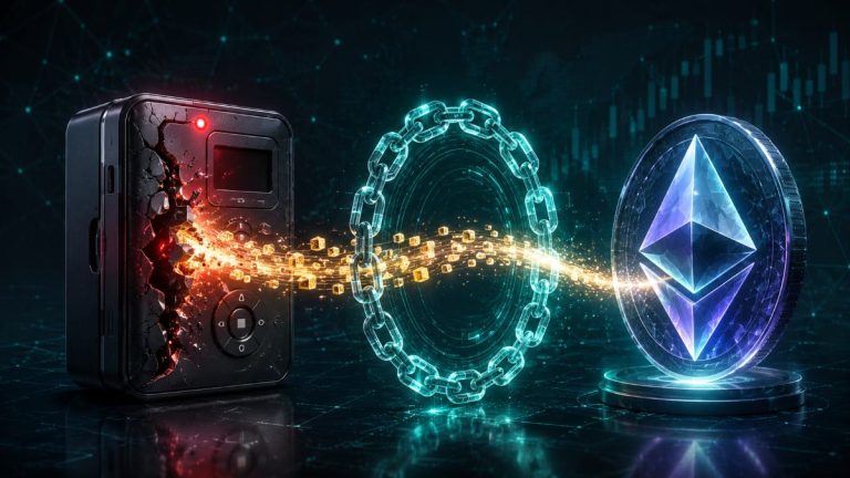 Coldcard exploiter moves stolen Bitcoin for the first time, swapping about 10% into Ether via THORChain as tracing continues.