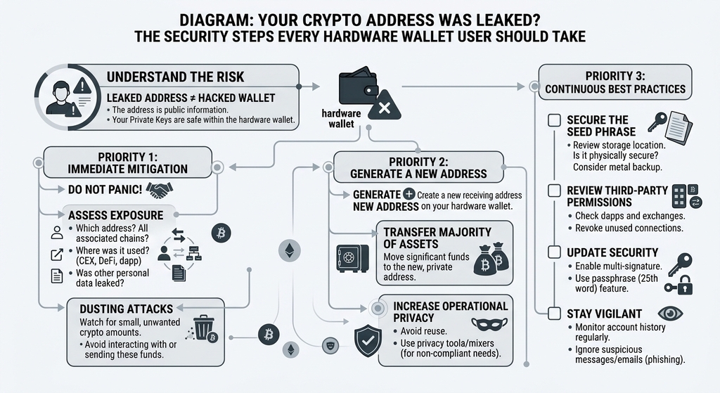 Hardware Wallet - Crypto Address Was Leaked