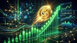 Dogecoin rises more than 14%