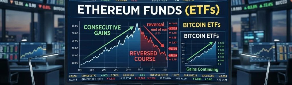 Ether Funds Reverse Course