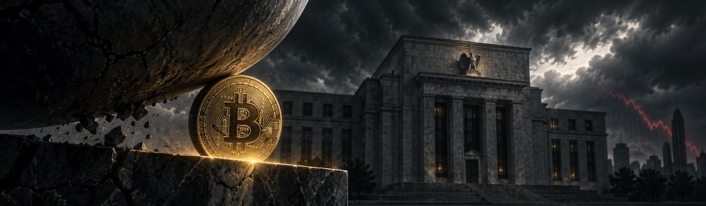 Bitcoin traded near $75,800 ahead of the Fed decision