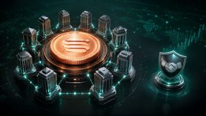 Twenty-one major financial institutions plan a new stablecoin issuer, starting with a U.S. dollar token in 2027 and targeting regulatory compliance.