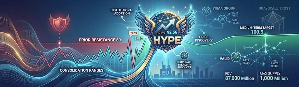 Hyperliquid enters the top 10 after reaching an all-time high of $89.69