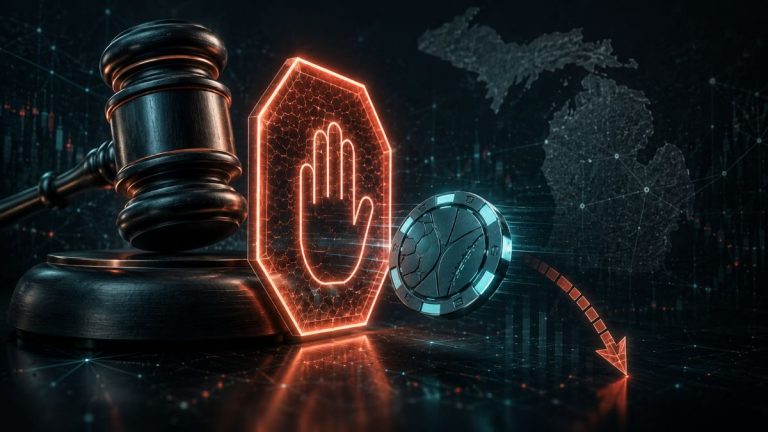 Michigan court orders Kalshi to block sports contracts statewide, with mandatory geofencing and $500K daily penalties for violations.