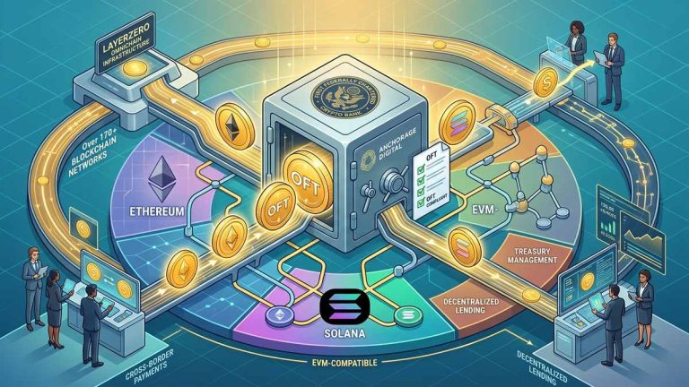LayerZero partners with Anchorage Digital