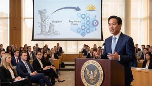 SEC's Mark Uyeda explains why the agency dismissed cryptocurrency cases