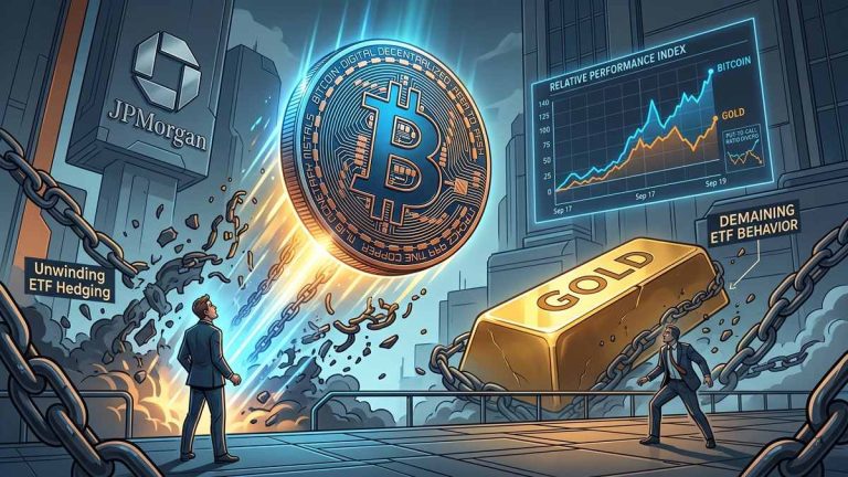 JPMorgan forecasts that Bitcoin will surpass gold.