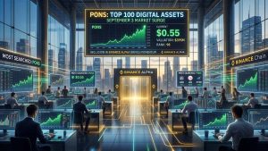 PONS enters the top 100 with a market capitalization of $395 million after rising 1,300%.