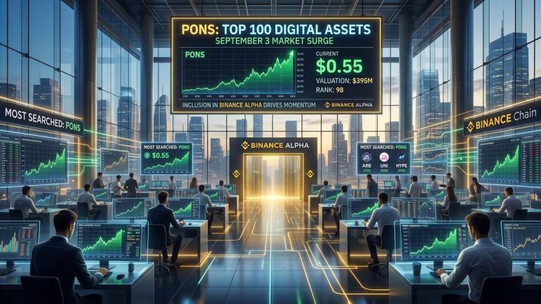 PONS enters the top 100 with a market capitalization of $395 million after rising 1,300%.