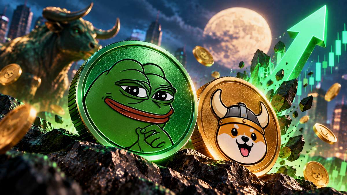 PEPE breaks August highs as the memecoin market rebounds toward $33B, while FLOKI gains momentum and leverage rises across both tokens.