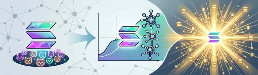 Solana is seeing renewed memecoin liquidity as traders rotate capital into ZCAT and other speculative tokens.