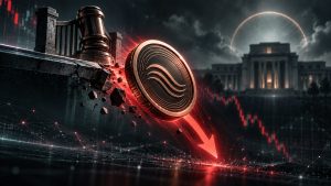 XRP leads crypto losses after the CLARITY Act setback, while Bitcoin drops toward $75K and traders turn to the Fed’s rate decision.