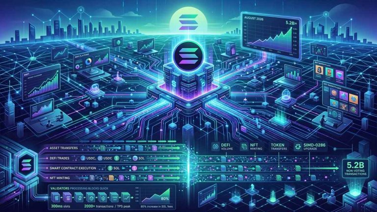 activity on the Solana network