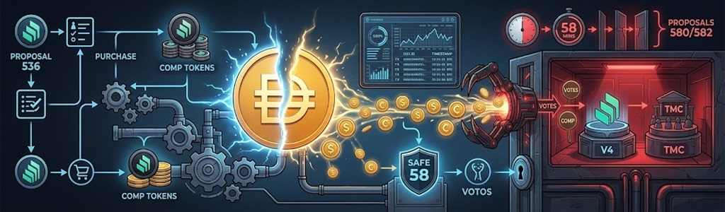 A delegate accused the Compound Foundation of converting 8.42 million DAI from the DAO's reserves into COMP.
