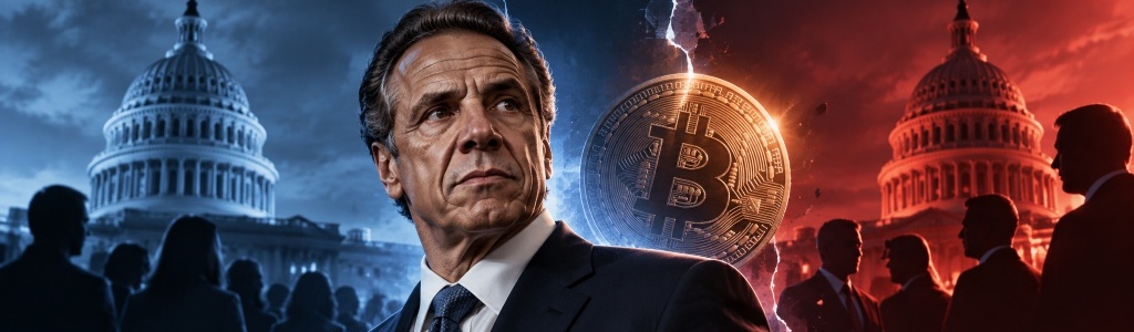 Andrew Cuomo said heavy crypto-industry support for Republicans has alienated Democrats