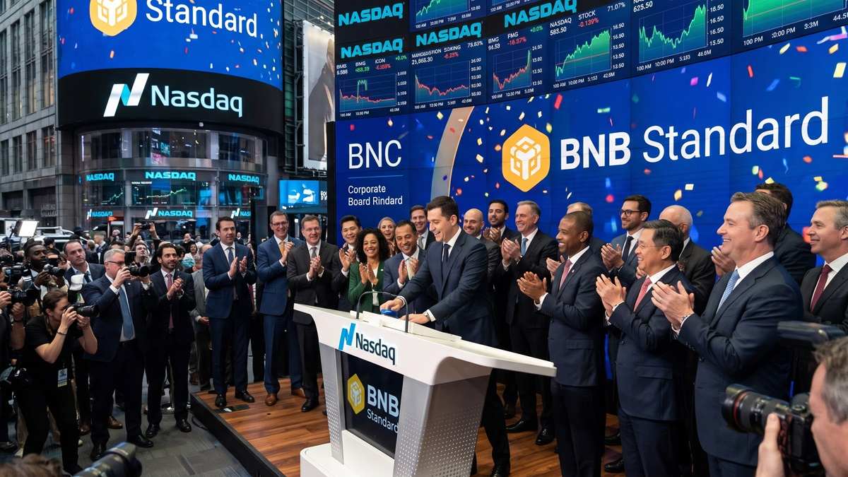 BNB Standard celebrated its opening on Nasdaq with Alex Odagiu as CEO