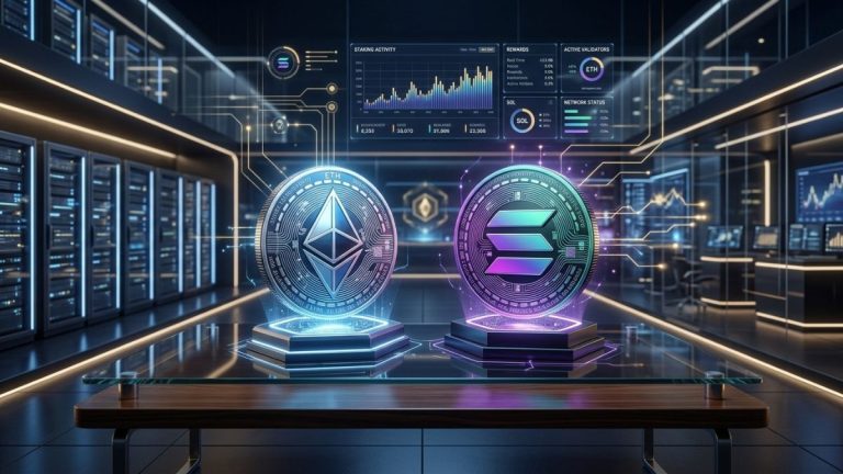 Bitwise Reports Record Ethereum and Solana Staking Despite Declining Yields