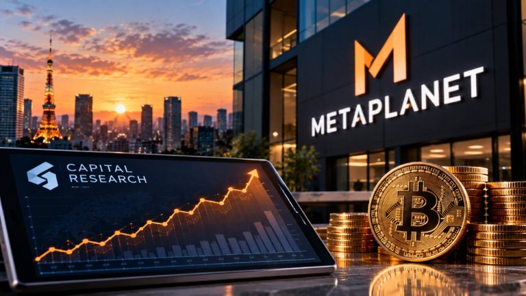 Capital Research becomes Metaplanet’s largest major shareholder with an 11.11% voting stake as the company expands its Bitcoin treasury strategy.