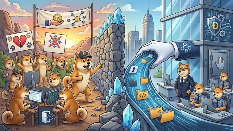 Dogecoin Community Divided: Developer Accounts Shift to Private Firm After Merger
