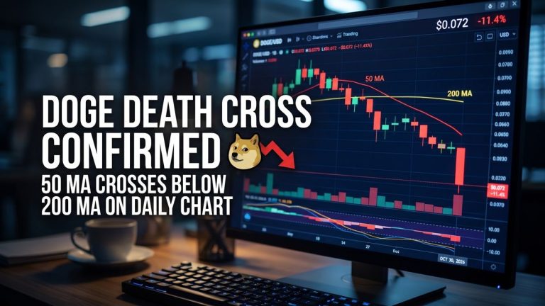 Dogecoin death cross