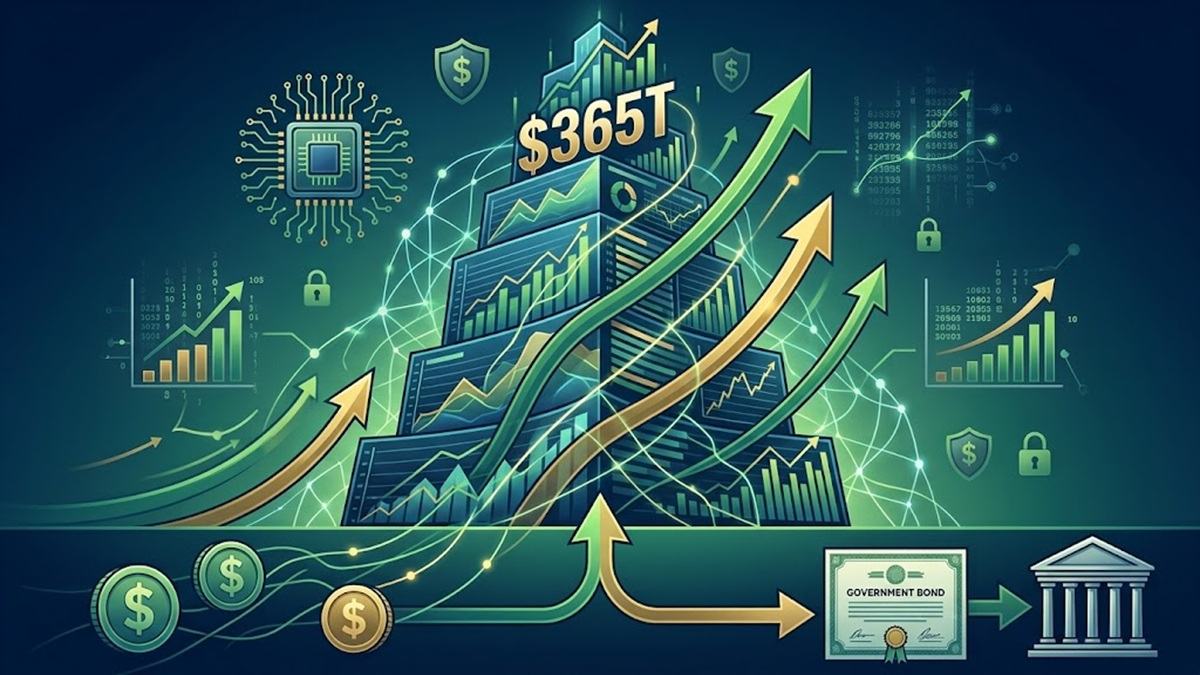 Global Debt Surges to $365T as Stablecoins Fuel Growing Treasury Demand