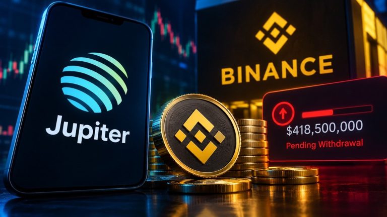 Jupiter Earn Reports Zero Binance Exposure, but $418.5M in Pending Withdrawals Raise Alarm